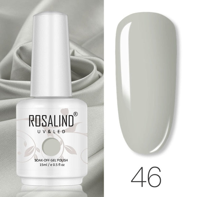 ROSALIND 15ML Base Top Matt Coat For Nail Gel Polish Soak Off Primer Magic Remover Builde Lacquer Gel Nail Art Salon Manicure