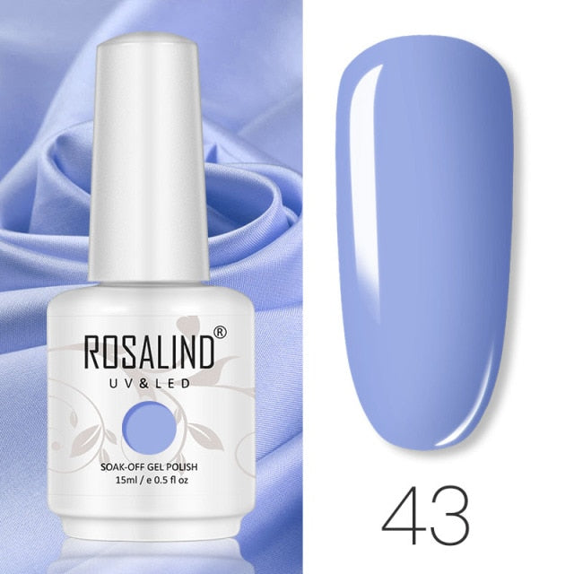 ROSALIND 15ML Base Top Matt Coat For Nail Gel Polish Soak Off Primer Magic Remover Builde Lacquer Gel Nail Art Salon Manicure