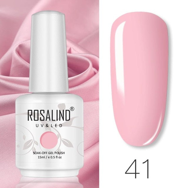 ROSALIND 15ML Base Top Matt Coat For Nail Gel Polish Soak Off Primer Magic Remover Builde Lacquer Gel Nail Art Salon Manicure
