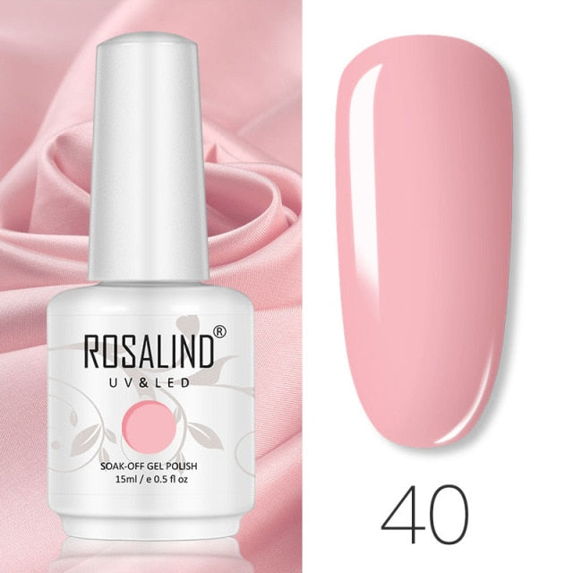 ROSALIND 15ML Base Top Matt Coat For Nail Gel Polish Soak Off Primer Magic Remover Builde Lacquer Gel Nail Art Salon Manicure