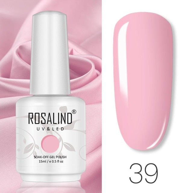 ROSALIND 15ML Base Top Matt Coat For Nail Gel Polish Soak Off Primer Magic Remover Builde Lacquer Gel Nail Art Salon Manicure