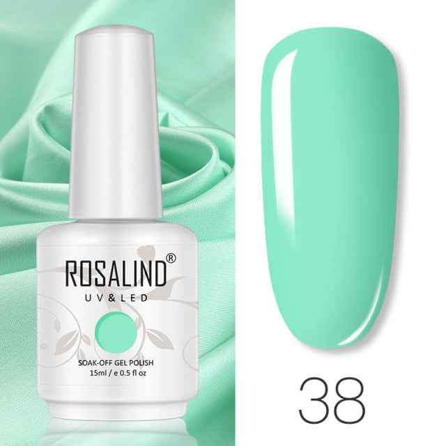 ROSALIND 15ML Base Top Matt Coat For Nail Gel Polish Soak Off Primer Magic Remover Builde Lacquer Gel Nail Art Salon Manicure