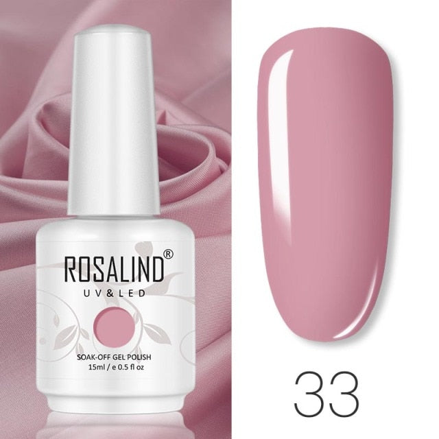 ROSALIND 15ML Base Top Matt Coat For Nail Gel Polish Soak Off Primer Magic Remover Builde Lacquer Gel Nail Art Salon Manicure