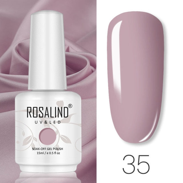 ROSALIND 15ML Base Top Matt Coat For Nail Gel Polish Soak Off Primer Magic Remover Builde Lacquer Gel Nail Art Salon Manicure