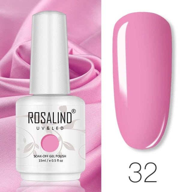 ROSALIND 15ML Base Top Matt Coat For Nail Gel Polish Soak Off Primer Magic Remover Builde Lacquer Gel Nail Art Salon Manicure
