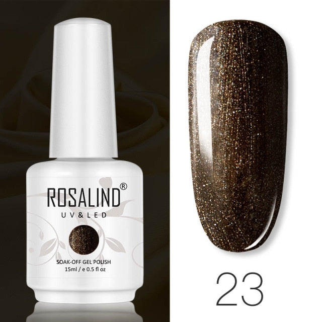 ROSALIND 15ML Base Top Matt Coat For Nail Gel Polish Soak Off Primer Magic Remover Builde Lacquer Gel Nail Art Salon Manicure