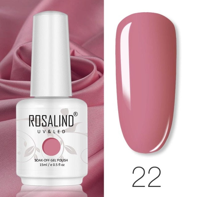 ROSALIND 15ML Base Top Matt Coat For Nail Gel Polish Soak Off Primer Magic Remover Builde Lacquer Gel Nail Art Salon Manicure