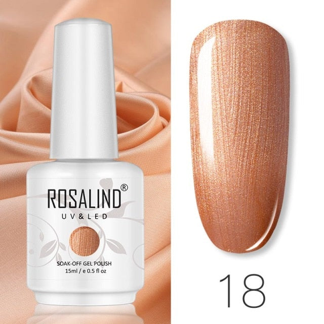 ROSALIND 15ML Base Top Matt Coat For Nail Gel Polish Soak Off Primer Magic Remover Builde Lacquer Gel Nail Art Salon Manicure