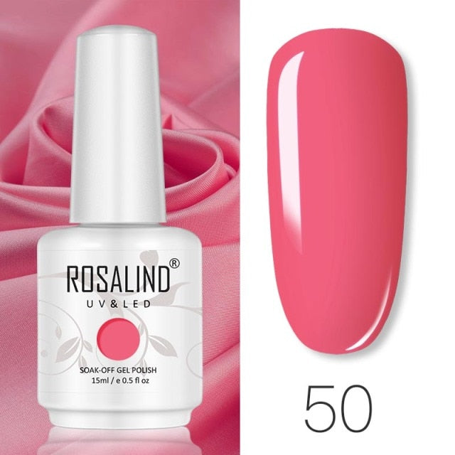 ROSALIND 15ML Base Top Matt Coat For Nail Gel Polish Soak Off Primer Magic Remover Builde Lacquer Gel Nail Art Salon Manicure