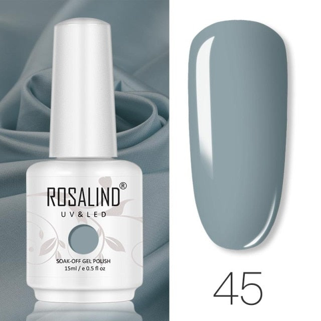 ROSALIND 15ML Base Top Matt Coat For Nail Gel Polish Soak Off Primer Magic Remover Builde Lacquer Gel Nail Art Salon Manicure