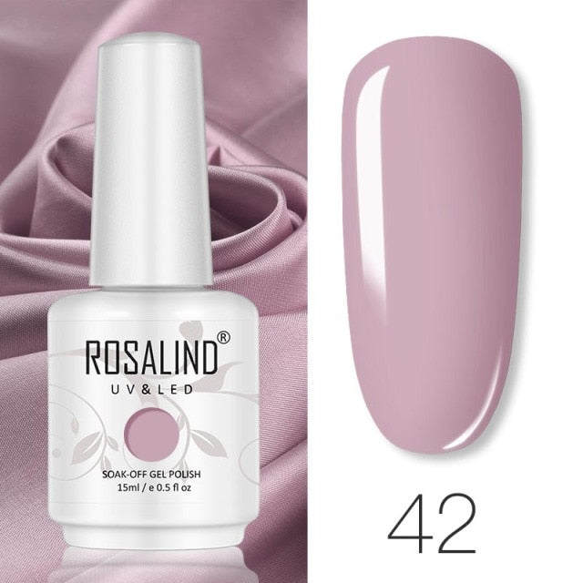 ROSALIND 15ML Base Top Matt Coat For Nail Gel Polish Soak Off Primer Magic Remover Builde Lacquer Gel Nail Art Salon Manicure