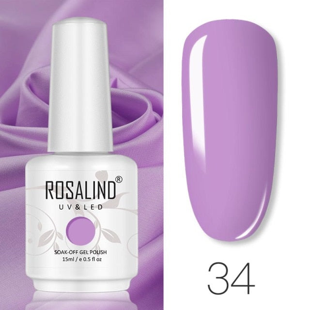 ROSALIND 15ML Base Top Matt Coat For Nail Gel Polish Soak Off Primer Magic Remover Builde Lacquer Gel Nail Art Salon Manicure