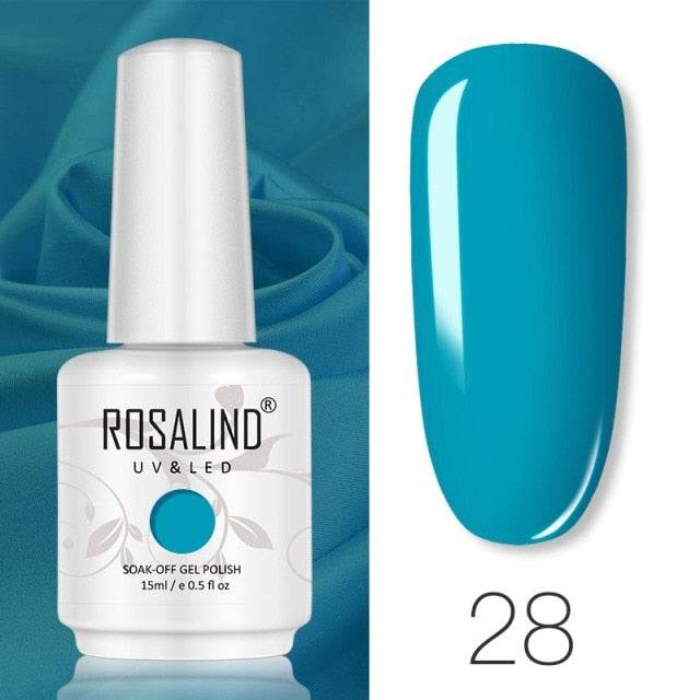 ROSALIND 15ML Base Top Matt Coat For Nail Gel Polish Soak Off Primer Magic Remover Builde Lacquer Gel Nail Art Salon Manicure