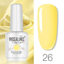 ROSALIND 15ML Base Top Matt Coat For Nail Gel Polish Soak Off Primer Magic Remover Builde Lacquer Gel Nail Art Salon Manicure