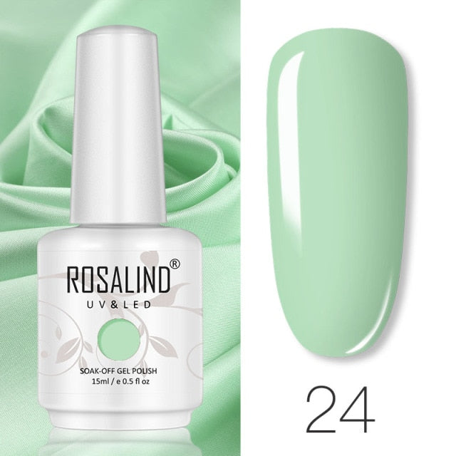 ROSALIND 15ML Base Top Matt Coat For Nail Gel Polish Soak Off Primer Magic Remover Builde Lacquer Gel Nail Art Salon Manicure