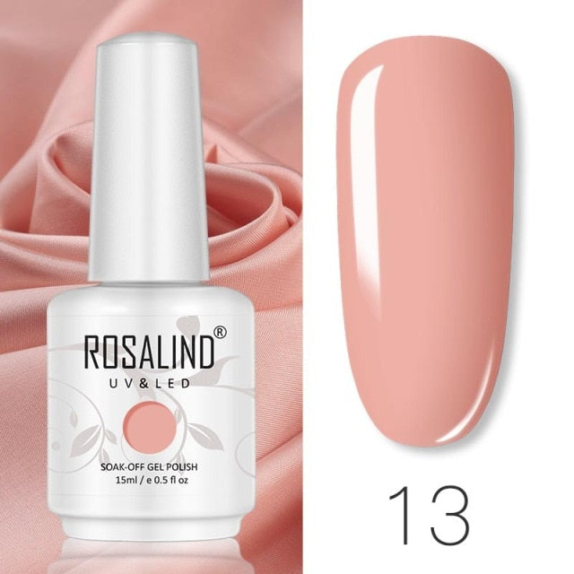 ROSALIND 15ML Base Top Matt Coat For Nail Gel Polish Soak Off Primer Magic Remover Builde Lacquer Gel Nail Art Salon Manicure