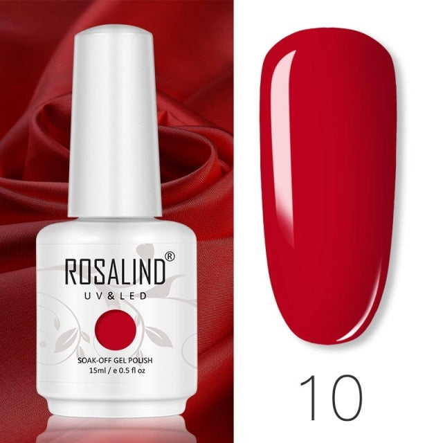 ROSALIND 15ML Base Top Matt Coat For Nail Gel Polish Soak Off Primer Magic Remover Builde Lacquer Gel Nail Art Salon Manicure
