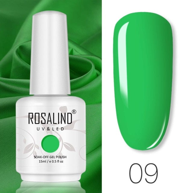 ROSALIND 15ML Base Top Matt Coat For Nail Gel Polish Soak Off Primer Magic Remover Builde Lacquer Gel Nail Art Salon Manicure