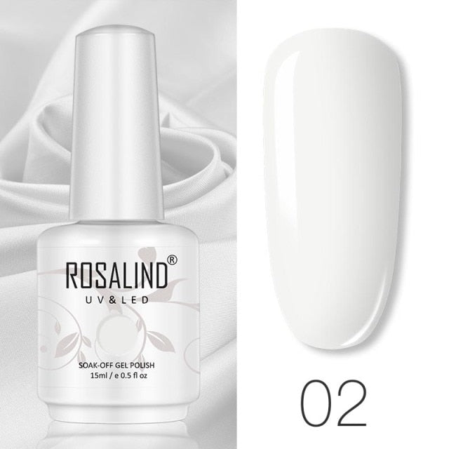 ROSALIND 15ML Base Top Matt Coat For Nail Gel Polish Soak Off Primer Magic Remover Builde Lacquer Gel Nail Art Salon Manicure
