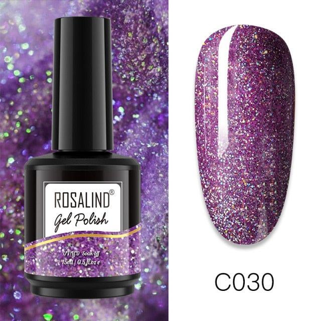 ROSALIND 15ML Base Top Matt Coat For Nail Gel Polish Soak Off Primer Magic Remover Builde Lacquer Gel Nail Art Salon Manicure