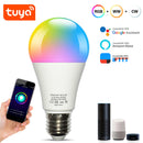 12W 15W WiFi Smart Light Bulb E27 RGB LED Lamp Dimmable with Tuya Smart Life APP Voice Control for Google Home Alexa