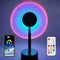 16 Colors APP Sunset Projector Lamp Rainbow Atmosphere Led Night Light for Home Bedroom Coffe Shop Background Lamp