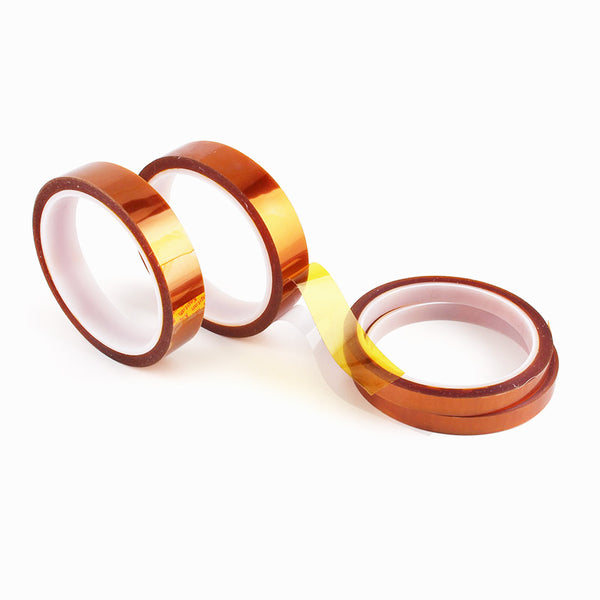1Pc Width 5/6/8/10/12/15/18/20/25/30mm Length 30M Heat Resistant Polyimide Tape High Temperature Adhesive Insulation Kap Tape