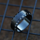 Beier Stainless steel Odin Norse Viking Amulet Rune MEN Ring fashion  words Retro Jewelry  LR-R133