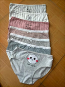 7PCS/Set Women's Sexy Underwear Cute Cotton Panties Briefs For Girl Ladies lingerie Cartoon Girls Pink Pantys Underpants Thongs