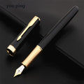 Luxury Quality Jinhao 75 Metal Black red Fountain Pen Financial Office Student School Stationery Supplies Ink Pens