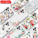 Floral Flower Case For iPhone 11 12 13 Pro Max Mini Cover For iPhone 7 8 6 6S Plus X XR XS MAX 5 SE 2020 Soft Silicone TPU Funda