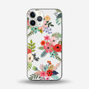 Floral Flower Case For iPhone 11 12 13 Pro Max Mini Cover For iPhone 7 8 6 6S Plus X XR XS MAX 5 SE 2020 Soft Silicone TPU Funda