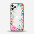 Floral Flower Case For iPhone 11 12 13 Pro Max Mini Cover For iPhone 7 8 6 6S Plus X XR XS MAX 5 SE 2020 Soft Silicone TPU Funda