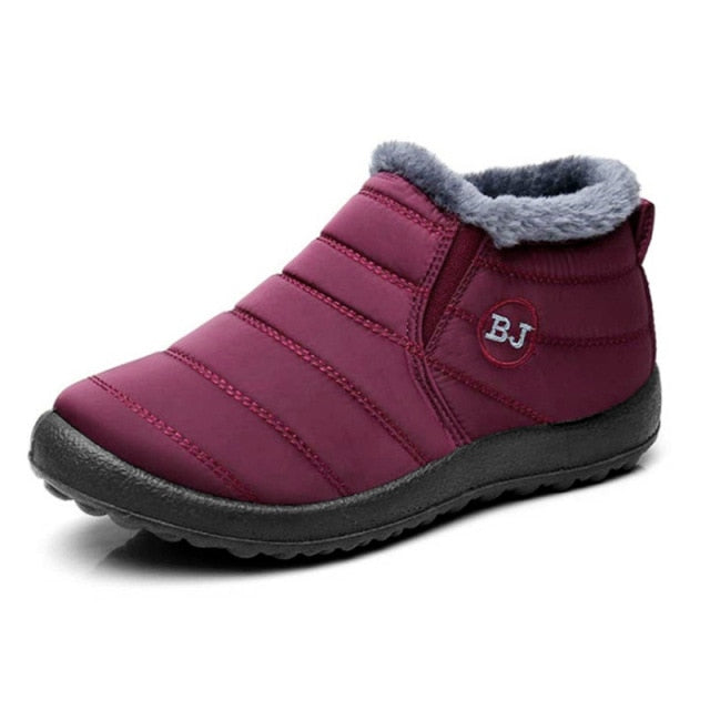 Men Boots Lightweight Winter Shoes for Men Snow Boots Waterproof Winter Footwear Plus Size 47 Slip on Unisex Ankle Winter Boots