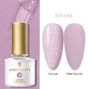 BORN PRETTY 1 Bottle 7ml Glitter Nail Gel Polish Colorful Pink Purple UV LED Varnish Soak Off Nail Art UV Gel Polish