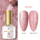 BORN PRETTY 1 Bottle 7ml Glitter Nail Gel Polish Colorful Pink Purple UV LED Varnish Soak Off Nail Art UV Gel Polish