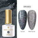 BORN PRETTY 1 Bottle 7ml Glitter Nail Gel Polish Colorful Pink Purple UV LED Varnish Soak Off Nail Art UV Gel Polish