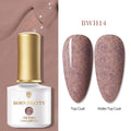 BORN PRETTY 1 Bottle 7ml Glitter Nail Gel Polish Colorful Pink Purple UV LED Varnish Soak Off Nail Art UV Gel Polish