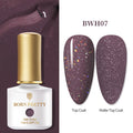 BORN PRETTY 1 Bottle 7ml Glitter Nail Gel Polish Colorful Pink Purple UV LED Varnish Soak Off Nail Art UV Gel Polish