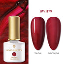 BORN PRETTY 1 Bottle 7ml Glitter Nail Gel Polish Colorful Pink Purple UV LED Varnish Soak Off Nail Art UV Gel Polish