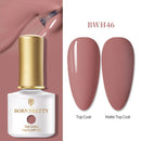 BORN PRETTY 1 Bottle 7ml Glitter Nail Gel Polish Colorful Pink Purple UV LED Varnish Soak Off Nail Art UV Gel Polish