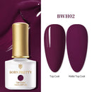 BORN PRETTY 1 Bottle 7ml Glitter Nail Gel Polish Colorful Pink Purple UV LED Varnish Soak Off Nail Art UV Gel Polish
