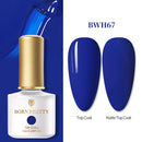 BORN PRETTY 1 Bottle 7ml Glitter Nail Gel Polish Colorful Pink Purple UV LED Varnish Soak Off Nail Art UV Gel Polish