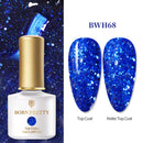 BORN PRETTY 1 Bottle 7ml Glitter Nail Gel Polish Colorful Pink Purple UV LED Varnish Soak Off Nail Art UV Gel Polish