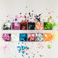 10g Holographic AB Nail Glitter Flakes Shell Sparkly Sequins Irregular Paillette DIY Gel Polish Manicure Nail Art Decorations
