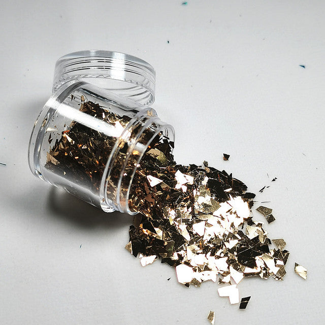 10g Holographic AB Nail Glitter Flakes Shell Sparkly Sequins Irregular Paillette DIY Gel Polish Manicure Nail Art Decorations