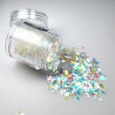 10g Holographic AB Nail Glitter Flakes Shell Sparkly Sequins Irregular Paillette DIY Gel Polish Manicure Nail Art Decorations