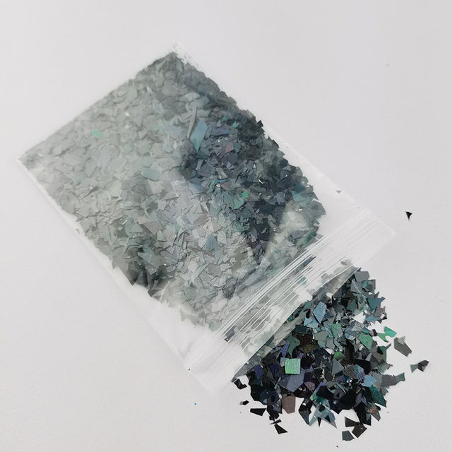10g Holographic AB Nail Glitter Flakes Shell Sparkly Sequins Irregular Paillette DIY Gel Polish Manicure Nail Art Decorations