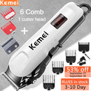Kemei Electric Hair Clipper Hair cut maching Wireless Trimmer men Professional clipper machine rechargeable hair cut barber 5
