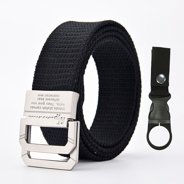 JIFANPAUL belt men outdoor hunting metal tactical belt multi-function alloy buckle high quality Marine Corps canvas belt for men